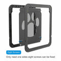 Pet Large Dog Lockable Flap Door Magnetic Lock Door Gate Frame for Screen Window