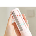 2-In-1 Pet Hair Remover: Portable Self-Cleaning Brush for Effortless Fur and Lint Removal