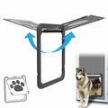 Pet Large Dog Lockable Flap Door Magnetic Lock Door Gate Frame for Screen Window