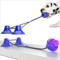 Ultimate Pet Molar Fun: Multifunction Double Tug Rope Balls Sucker Toy