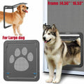 Pet Large Dog Lockable Flap Door Magnetic Lock Door Gate Frame for Screen Window